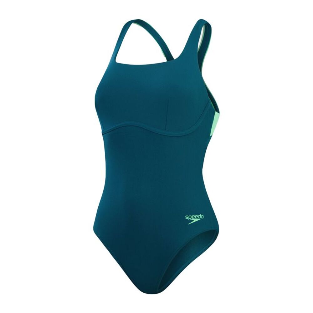 Speedo Womens/Ladies Flexi-Fit One Piece Bathing Suit / Blue